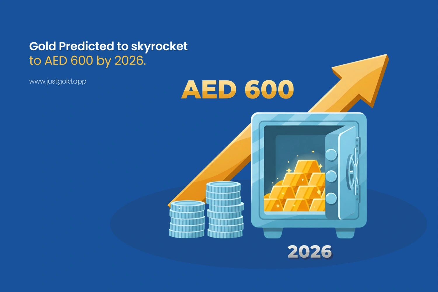 Gold Predicted to skyrocket to AED 600 by 2026   